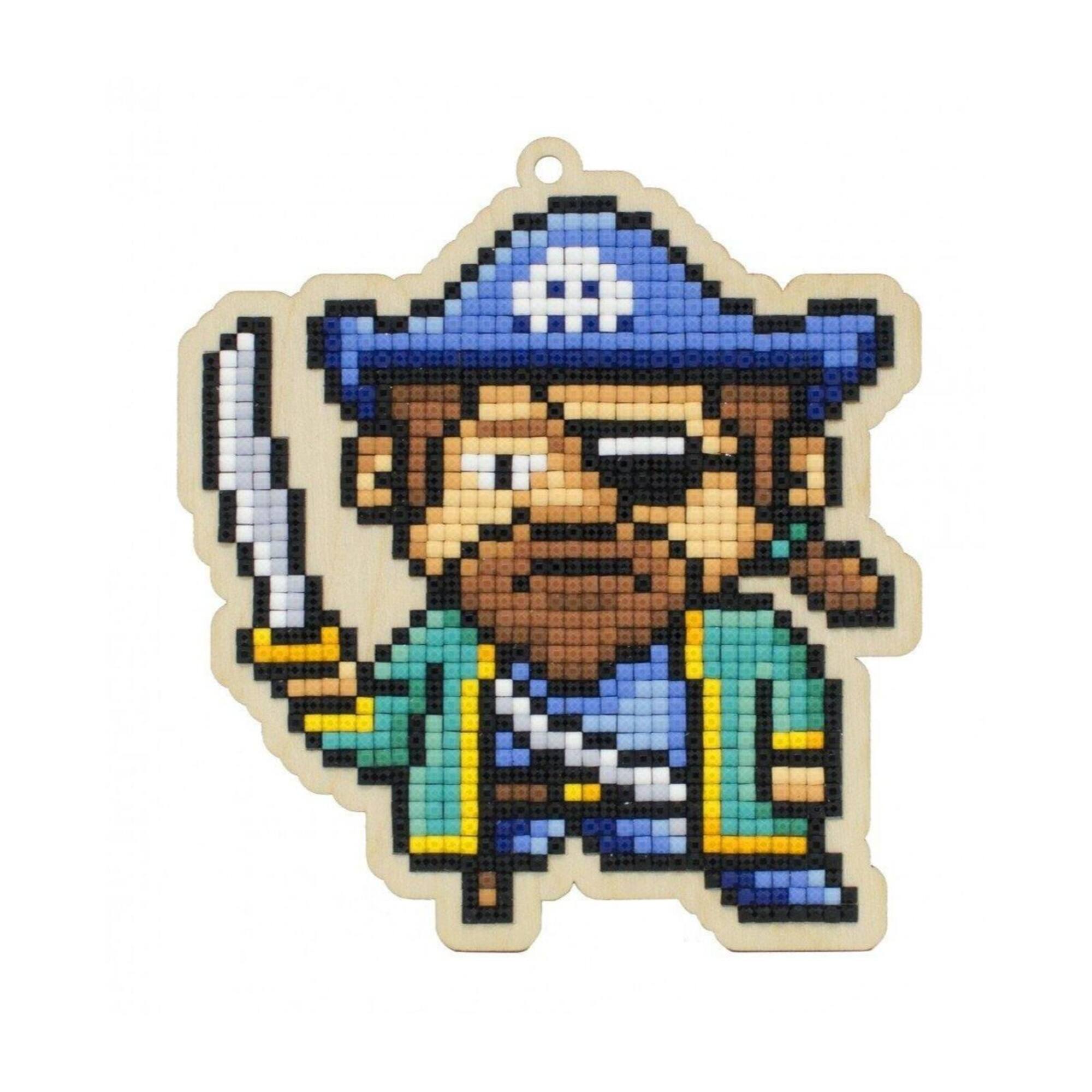 Wizardi Diamond Painting Kit Ice Pirate Captain